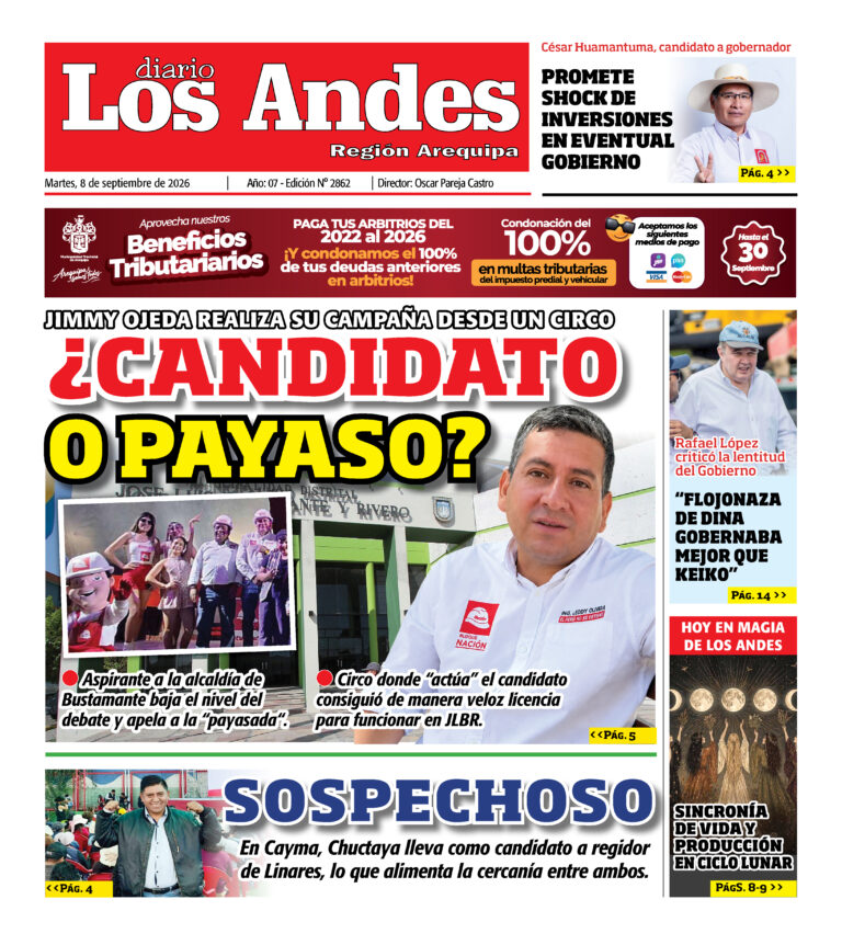 DIARIO LOS ANDES AREQUIPA: 08/09/26