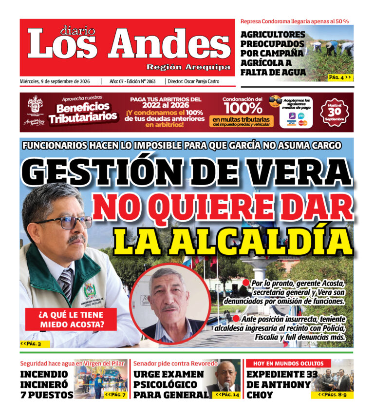 DIARIO LOS ANDES AREQUIPA: 09/09/26