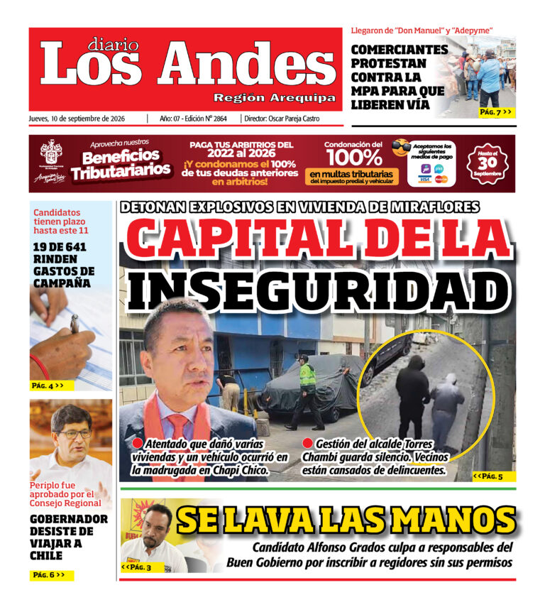 DIARIO LOS ANDES AREQUIPA: 10/09/26