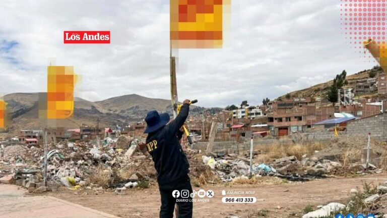 Retiran propaganda política de espacios públicos en Puno