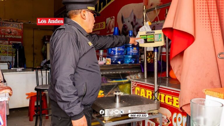 Detectan balanzas adulteradas y carne sin autorización en mercado de Puno