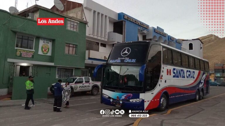 Asaltan bus de la empresa Santa Cruz en la carretera Interoceánica