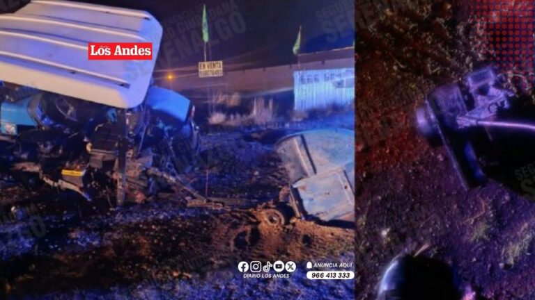 Tractor agrícola con daños tras accidente de tránsito en peaje de Ilave