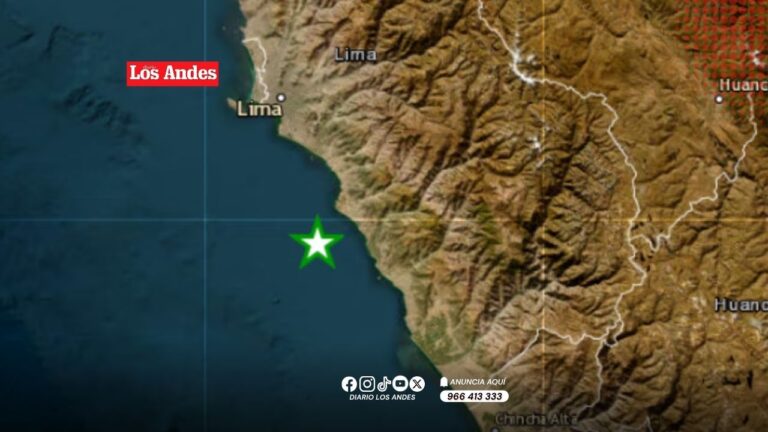 Sismo de magnitud 4.3 sacudió Cañete este martes 1 de septiembre