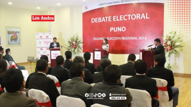 JNE programa para el 18 de setiembre debate de candidatos al gobierno regional de Puno