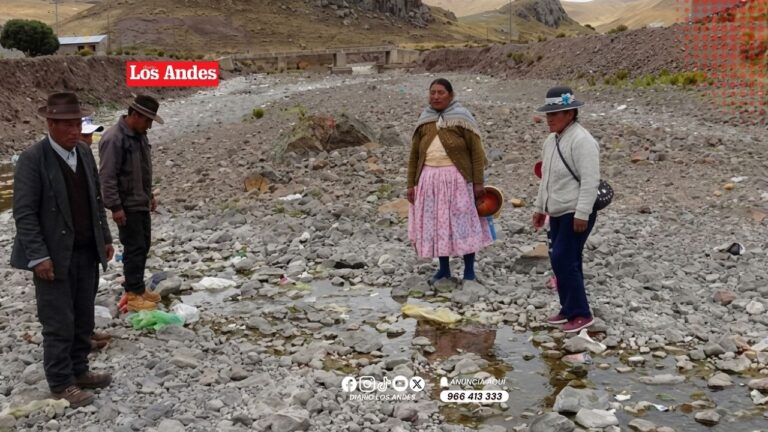 Déficit hídrico pone en muy alto riesgo a 41 distritos de Puno