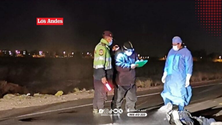 Conductor huye tras atropellar a hombre en Paucarcolla