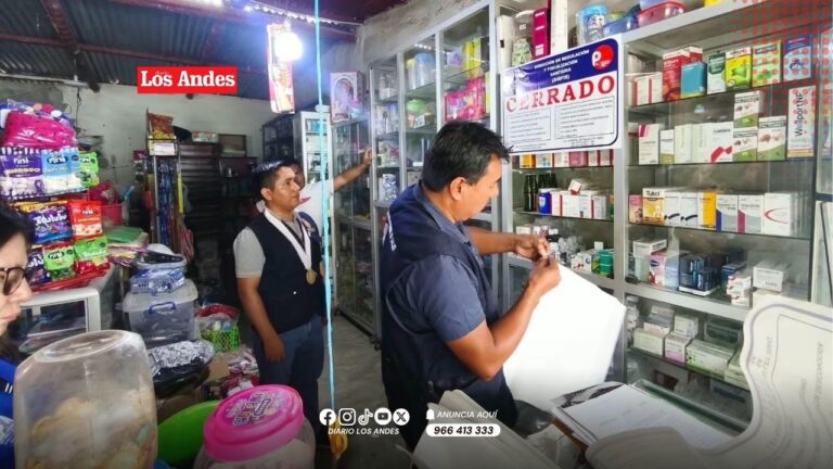 Incautan medicamentos y anticonceptivos vencidos durante operativo en Lancones