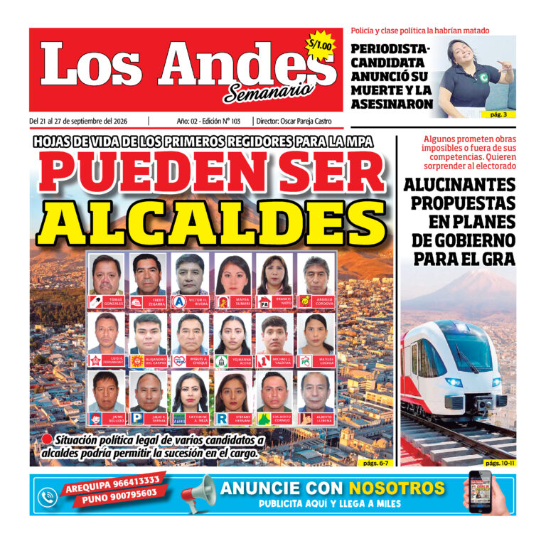 Semanario Los Andes 21/09/2026