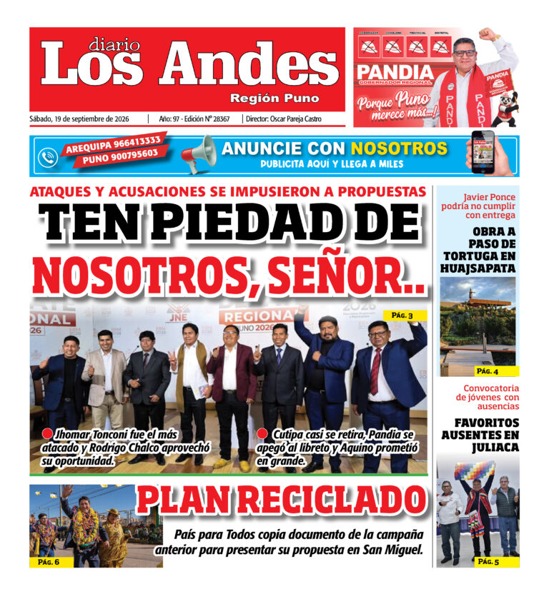 DIARIO LOS ANDES PUNO: 19/09/26