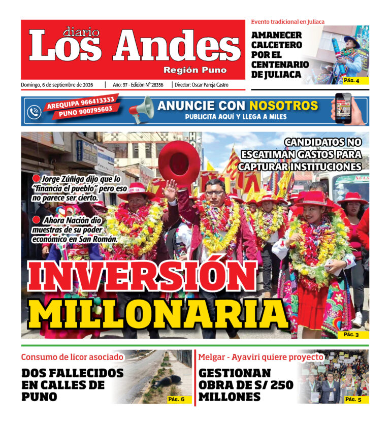 DIARIO LOS ANDES PUNO: 06/09/26