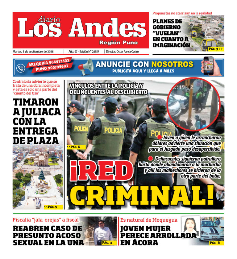 DIARIO LOS ANDES PUNO: 08/09/26