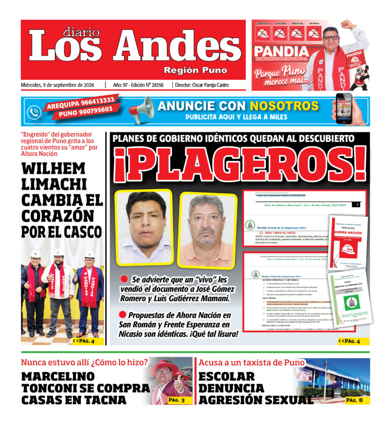 DIARIO LOS ANDES PUNO: 09/09/26