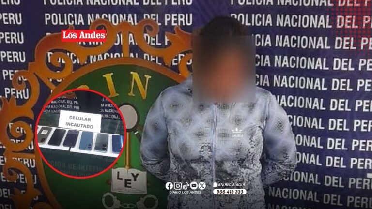 Policía detiene a joven con siete celulares robados en el Cercado de Arequipa