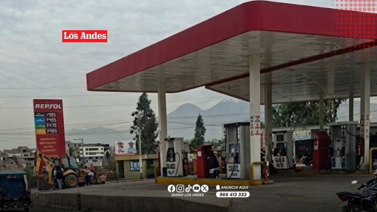 Fuga de gas en grifo de Mollebaya genera alarma y obliga a cerrar la avenida Yarabaya
