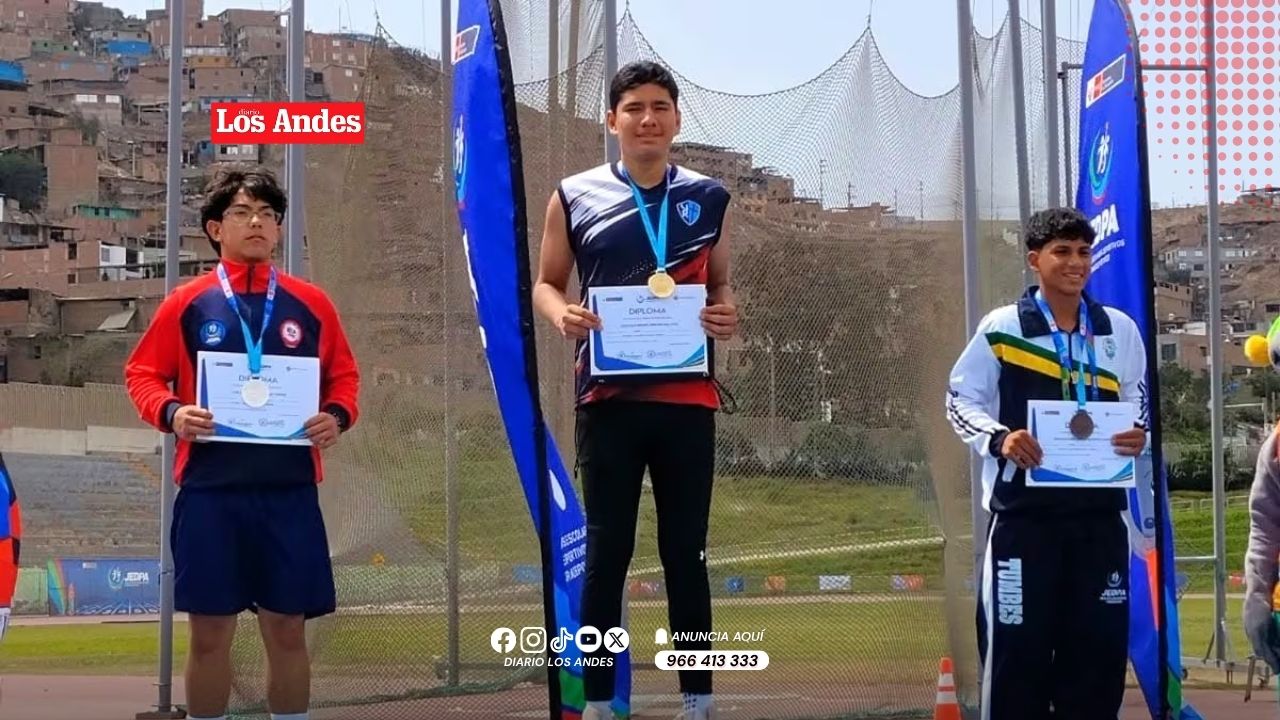 Peru: Student wins two gold medals at national sports games
