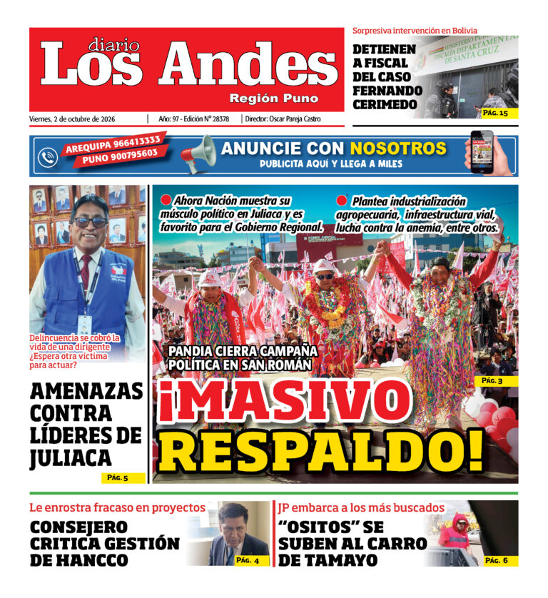 DIARIO LOS ANDES PUNO: 02/10/26